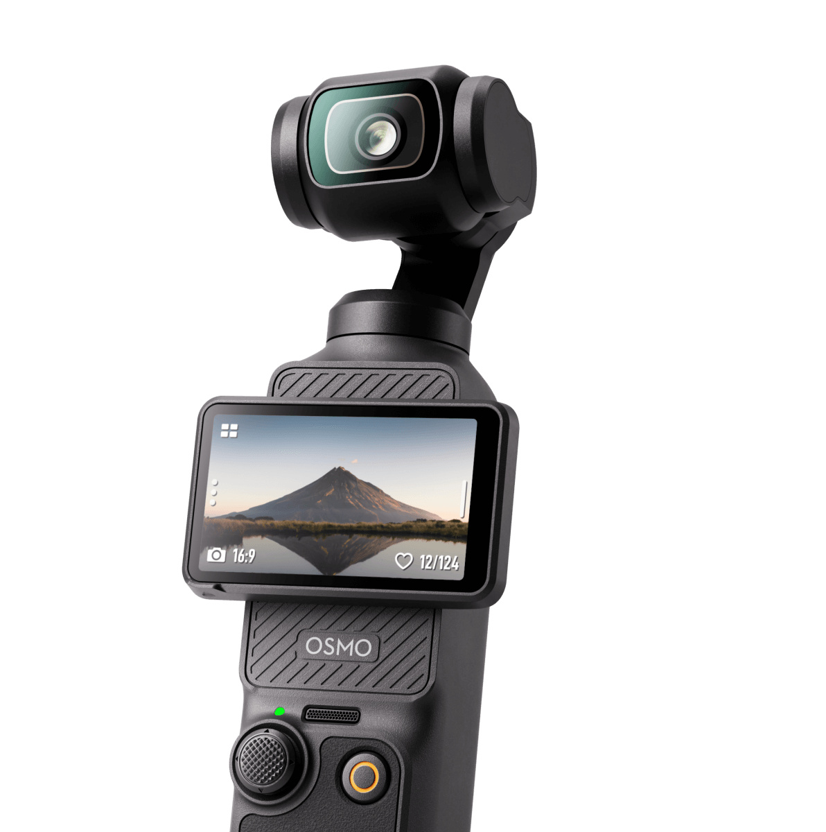 Close view of the camera with the touchscreen rotated to horizontal